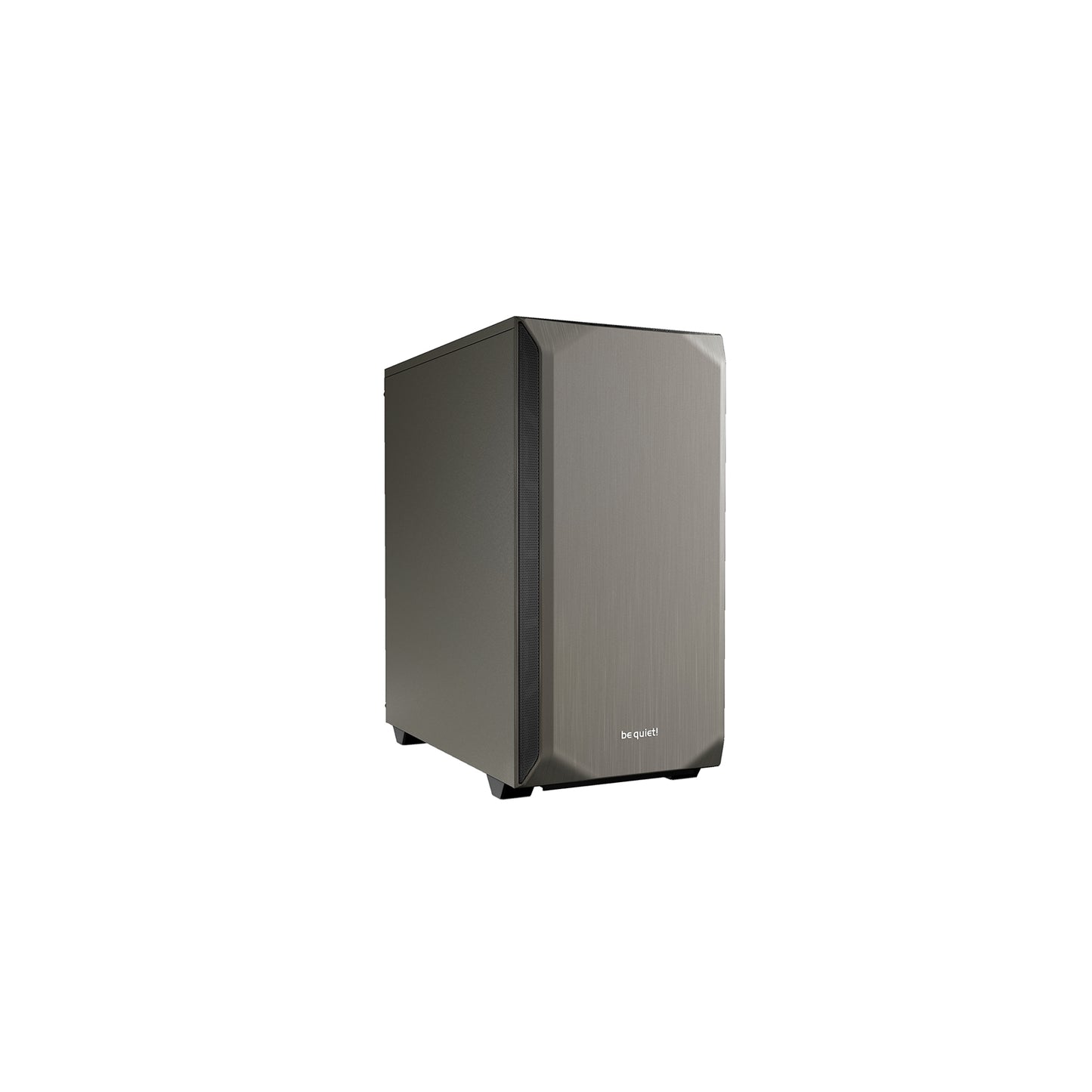 be quiet! Pure Base 500 Case, Metallic Gray, Mid Tower, 2 x USB 3.2 Gen 1 Type-A, 2 x Pure Wings 2 140mm Black PWM Fans Included, Exchangeable Top Cover for Silent or High Performance, Insulation Mats on Front, Sides & Top