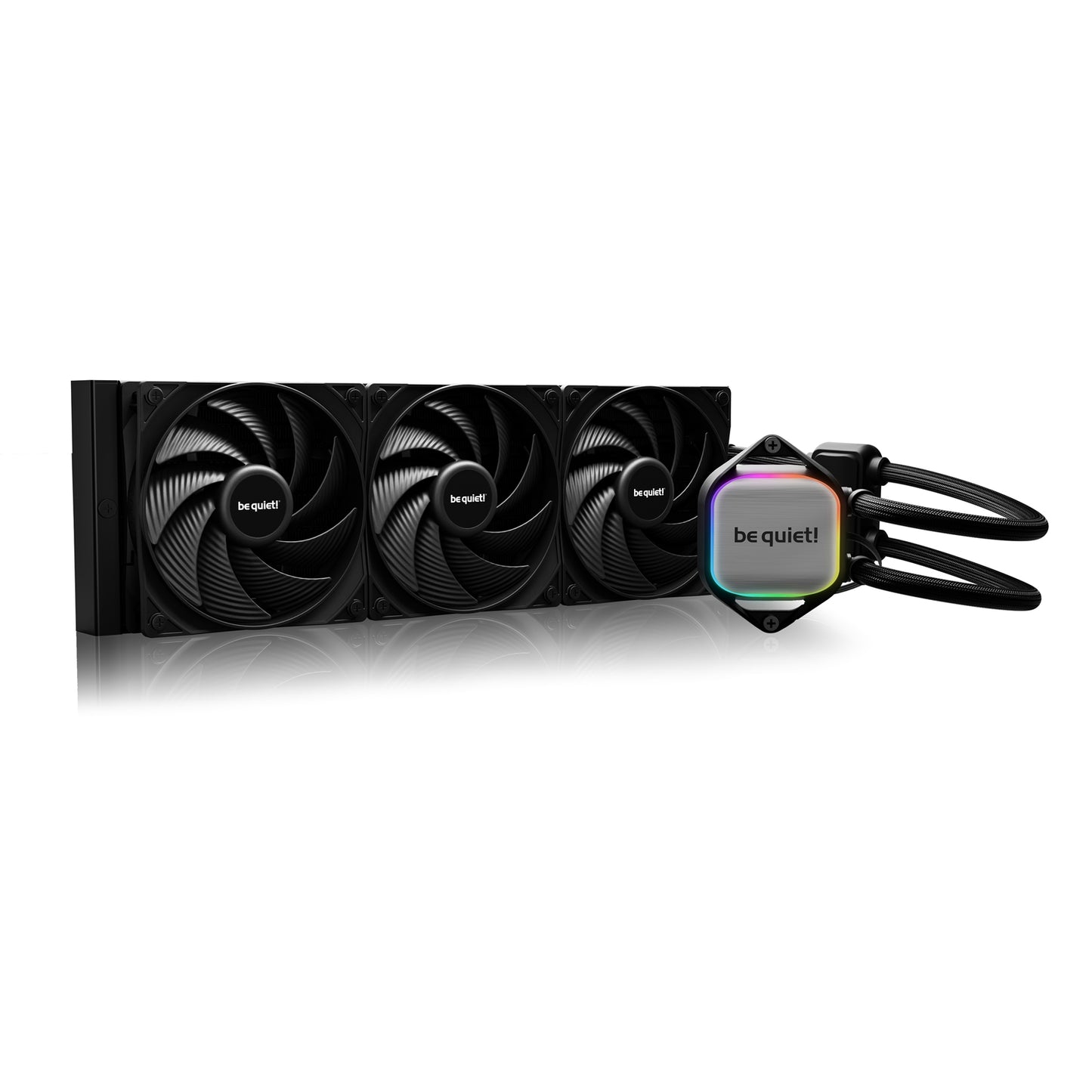 be quiet! Pure Loop 2 360mm AIO CPU Water Cooler, Universal Socket, 3x Pure Wings 3 120mm PWM high-speed fans, 2100RPM, ARGB, 3-year manufacturers warranty