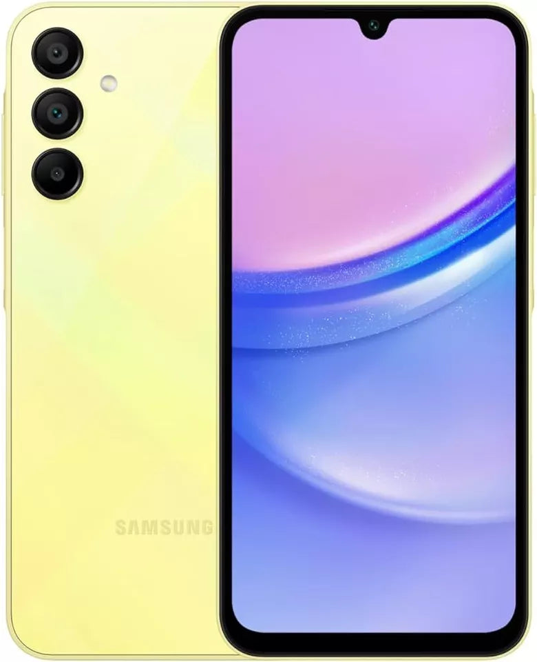 Yellow New Samsung A15 Phone For Sale | Gadget Clinic Shop