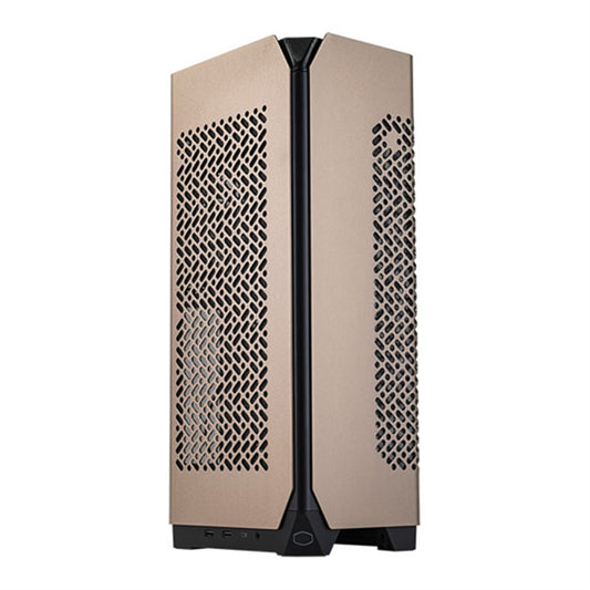 Cooler Master Ncore 100 Max Case, Bronze Edition, Custom 120mm Radiator, and V SFX Gold 850W ATX 3.0 PSU, 2x USB 3.2 Gen1 Type A, 1x USB 3.2 Gen2 x 2 Type C.