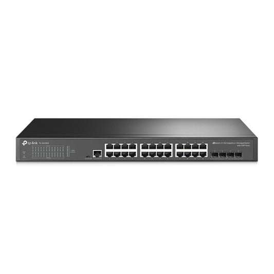 TP-Link Omada TL-SG3428 JetStream 24-Port Smart Managed Rackmount Gigabit Switch w/ 4 x 1G SFP Ports