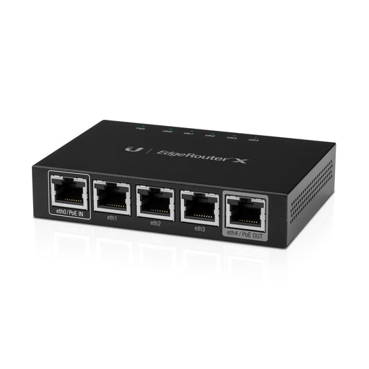 Ubiquiti ER-X EdgeRouter 5 Port Broadband Router (EU PSU)