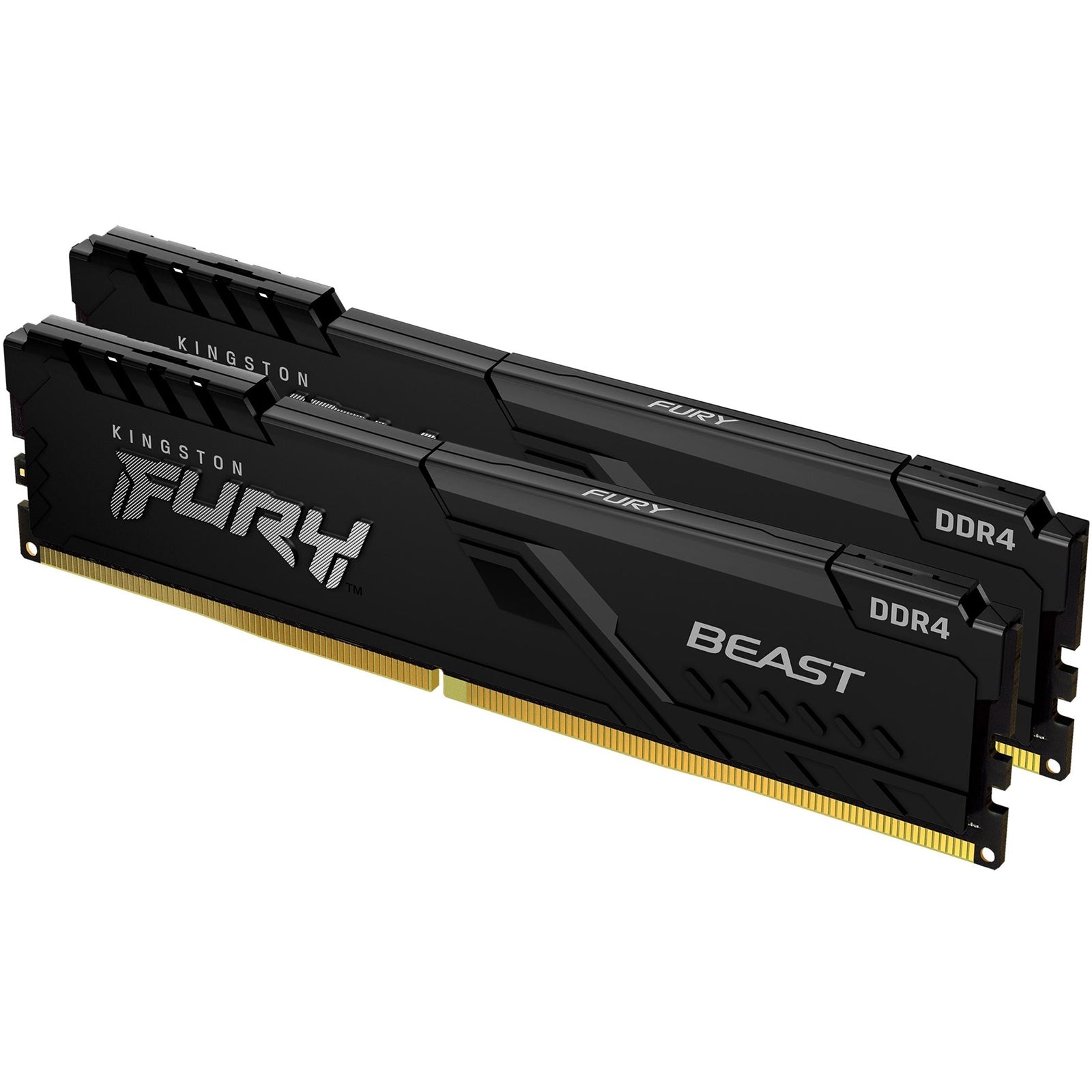 Kingston FURY Beast 16GB (2 x 8GB) 2666MHz DDR4 DIMM  System Memory Black Heatsink